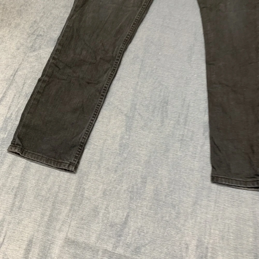 Levi's 511 Slim Fit Straight Jeans Mens 34x30 Black Denim Non Stretch 5 Pockets